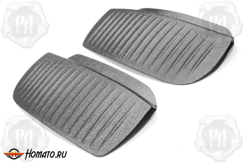Накладки на пороги задних арок Nissan Qashqai J10 2007-2014 | шагрень