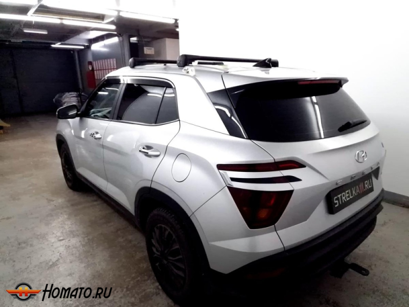 Накладки на задние фонари для Hyundai Creta 2 2021+ | 4 штуки, декор