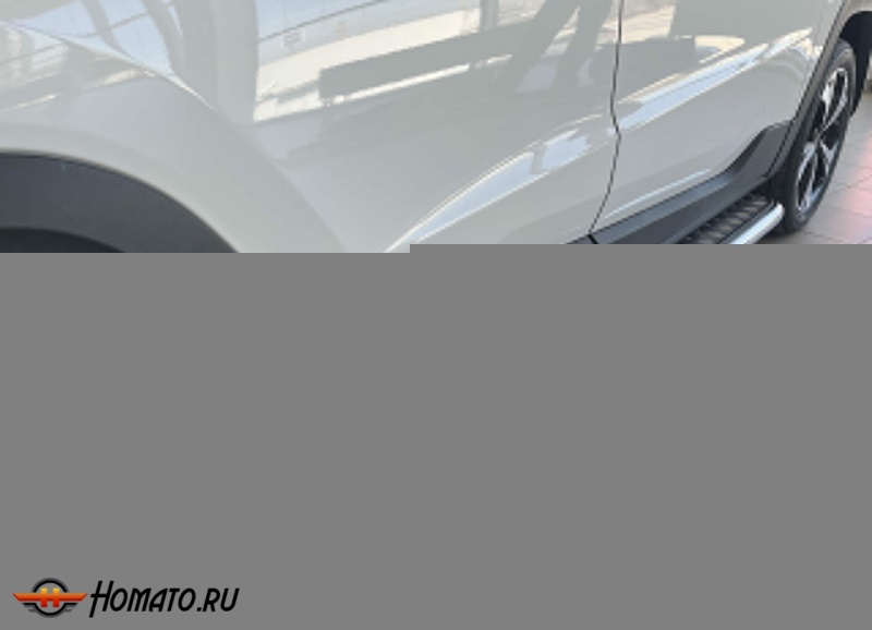 Пороги подножки JAC JS4 2022+ | алюминиевые или нержавеющие