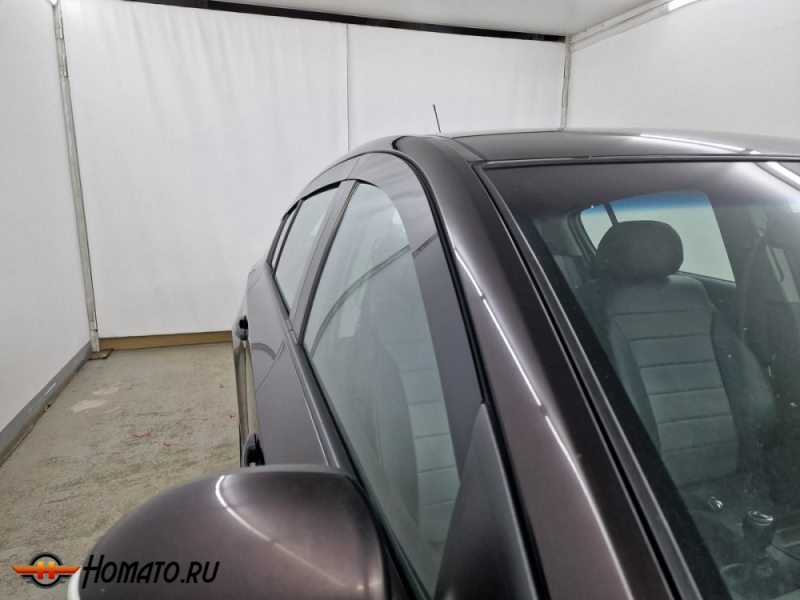 Дефлекторы Chevrolet Cruze хэтчбек 2009-2015 | из 6 частей, премиум, плоские, 2D
