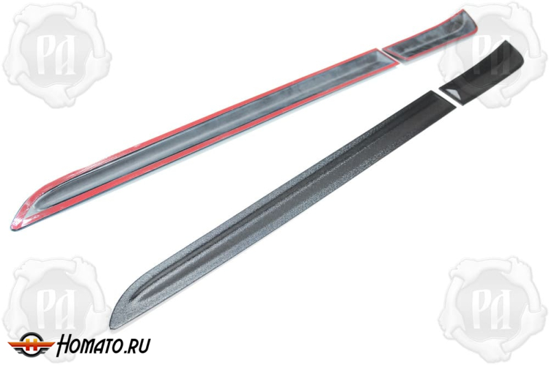 Молдинги на двери для Belgee S50 | шагрень