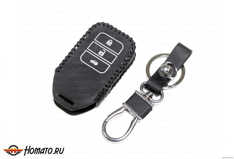 Чехол для ключа Honda Accord 9 2013+ | 3 кнопки | с карабином