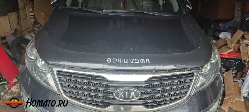 Дефлектор капота мухобойка KIA SPORTAGE 3 (2010-2015)