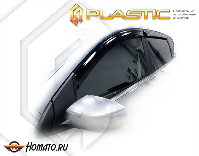 Дефлекторы ветровики Nissan Tiida 2015- (C13)