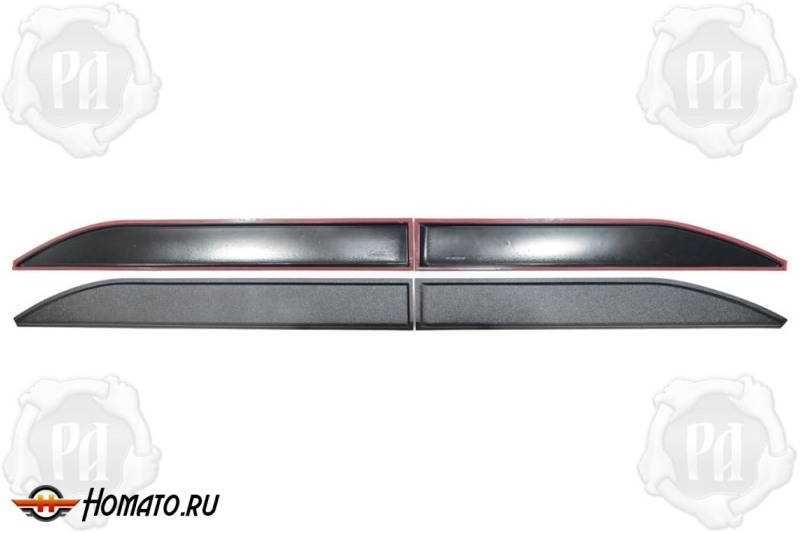 Молдинги на двери для Haval H5 2023+ | шагрень