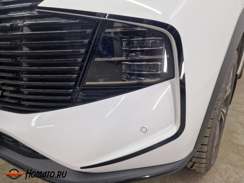 Накладки на передний бампер для Haval F7 2 2024+ | 2 штуки, декор