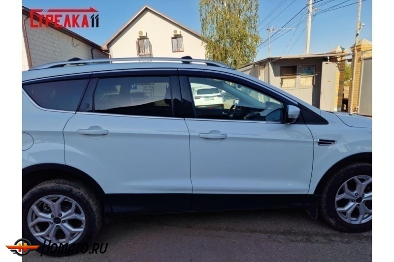 Дефлекторы Ford Kuga 2 2013-2019 | премиум, плоские, 2D