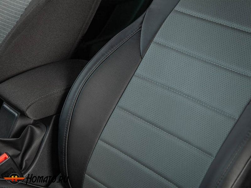 Чехлы на сиденья Renault Logan II 2014-2017 | экокожа, Seintex