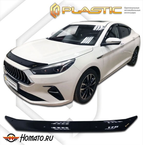 Дефлектор капота JAC J7 2020+ | черный