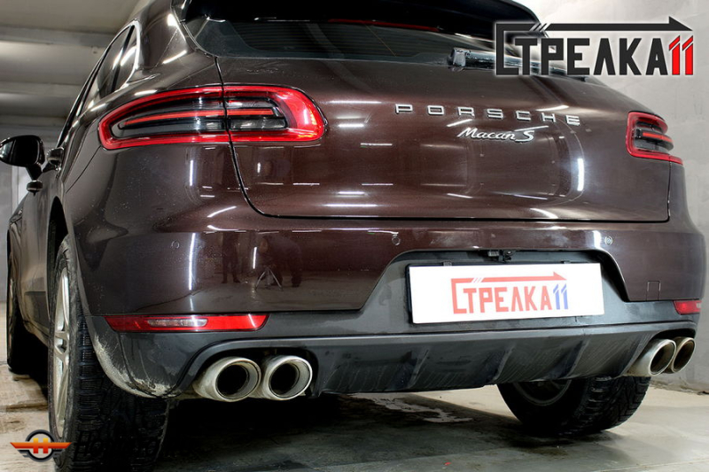 Защита задней камеры PORSCHE MACAN 1 2013-2018 дорестайл