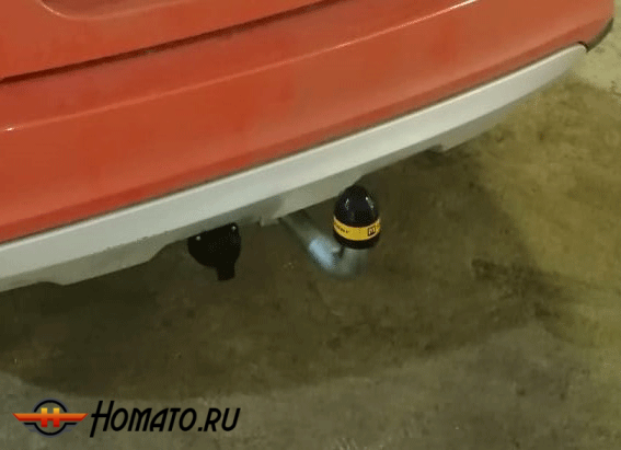 Фаркоп Lada Kalina 2004-2013 | шар A - оцинкованный, нагрузка 75/1100 | MOTODOR | 92108-A