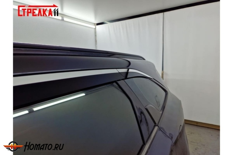 Дефлекторы KIA Sorento 4 2020-/2023- | премиум, плоские, 2D