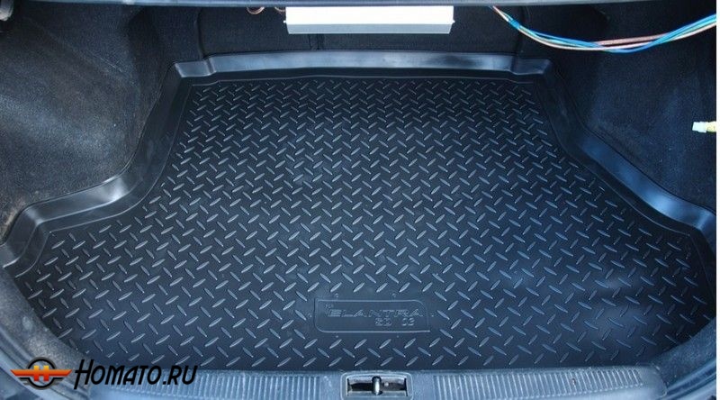 Коврик в багажник Hyundai Tucson IV 2021+ (евро короткая база) | черный, Norplast