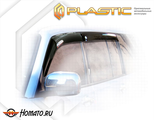 Дефлекторы ветровики Mitsubishi Pajero 3 (5D) 2002-2006 (V-63,65,68)