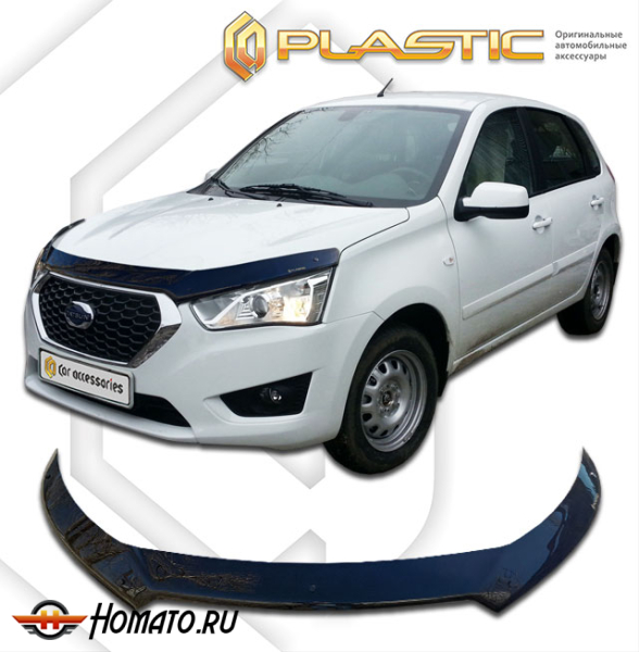 Дефлектор капота Datsun mi-DO 2015- | черный