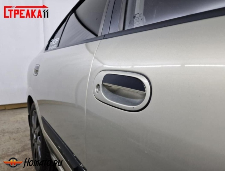 Накладки на ручки дверей для Nissan Almera classic (B10) 2006-2013 | 4 штуки, декор