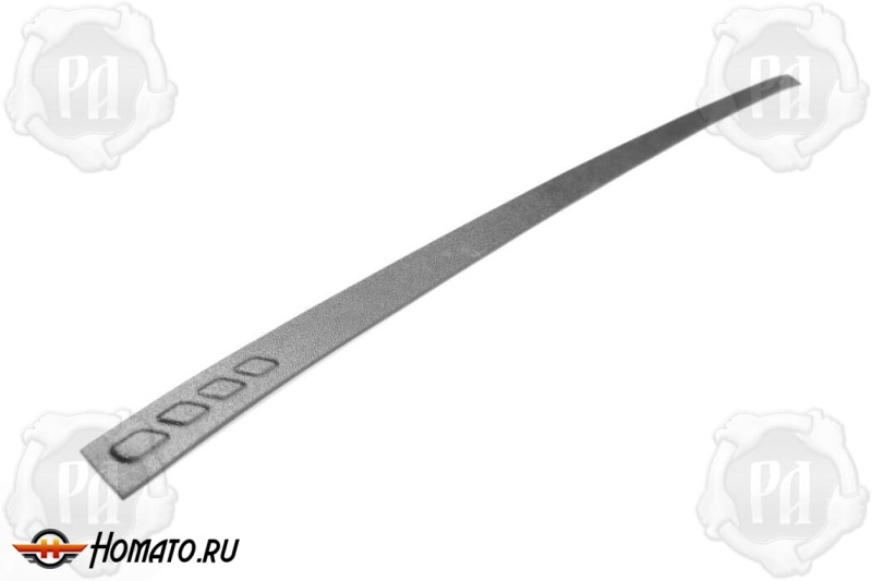 Накладка на кромку крышки багажника для Чери Тигго 4 2024+ | шагрень, со скотчем 3M