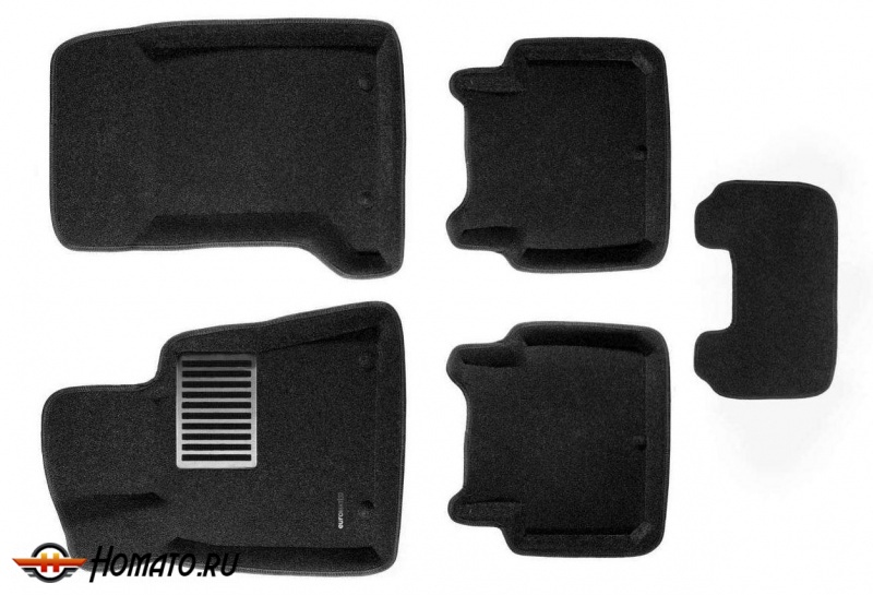 3D коврики для Genesis G80 2017-2020 | LUX: 5 слоев