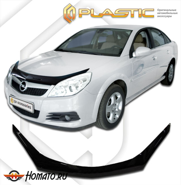 Дефлектор капота Opel Vectra 2005-2008 | exclusive, черный