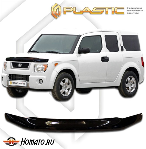 Дефлектор капота Honda Element 2003-2008 (YH2) | черный