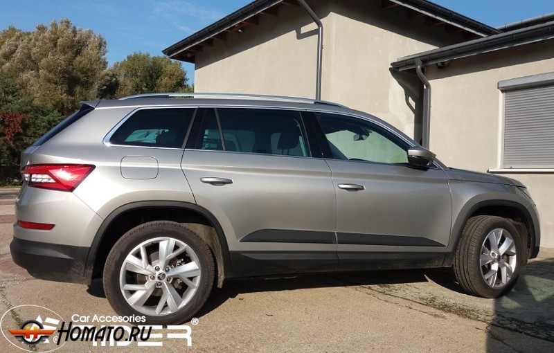 Боковые молдинги на двери для Skoda Kodiaq 2017+ | Rider F-57