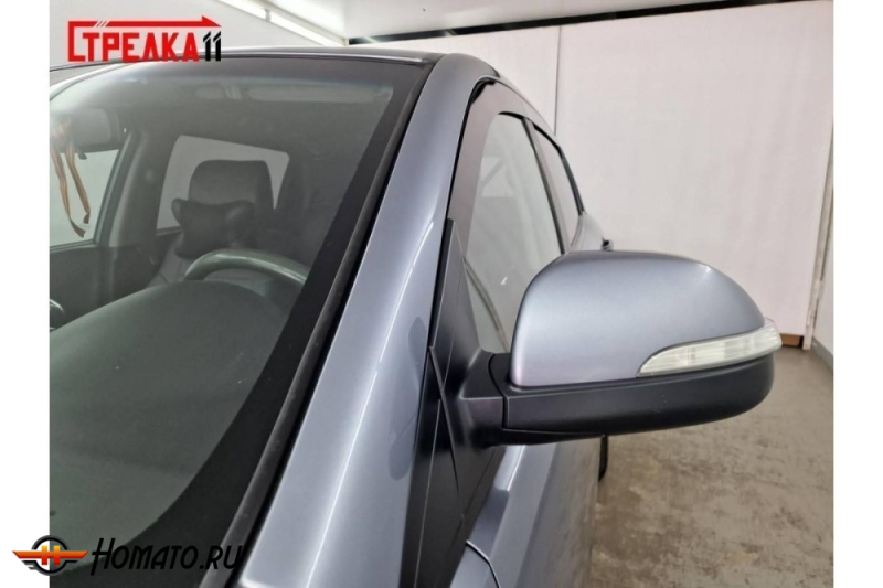 Дефлекторы Ssang Yong Actyon (C200) 2010+/2014+ | из 4 частей, премиум, плоские, 2D