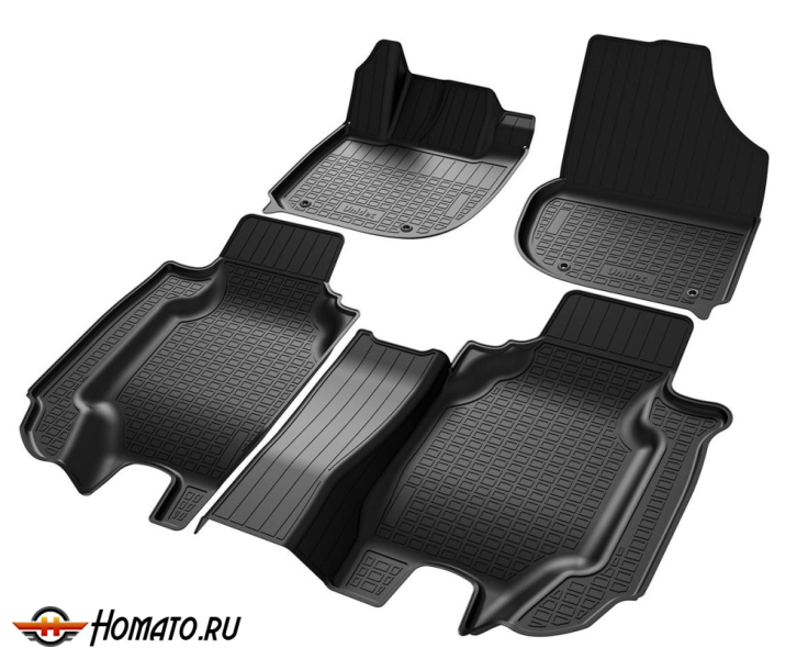 Коврики Honda HR-V 3 2021+ | полиуретановые, черные, Norplast