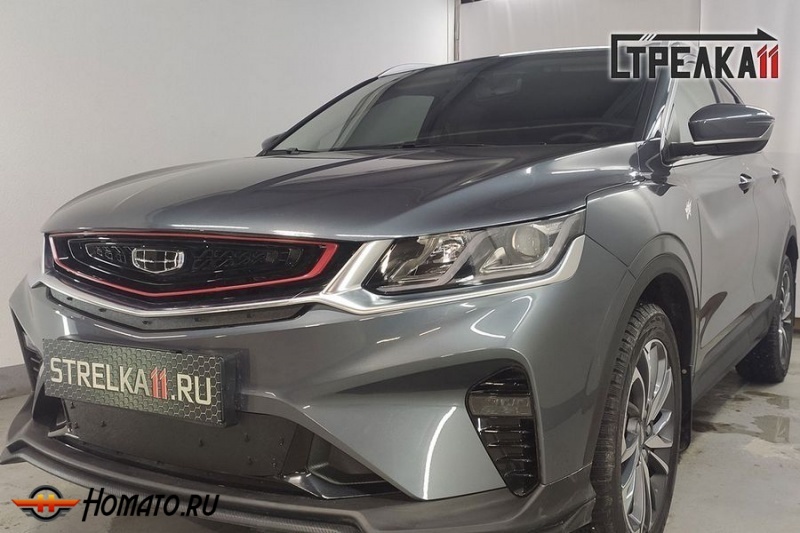 Зимняя защита радиатора Belgee X50 | на стяжках