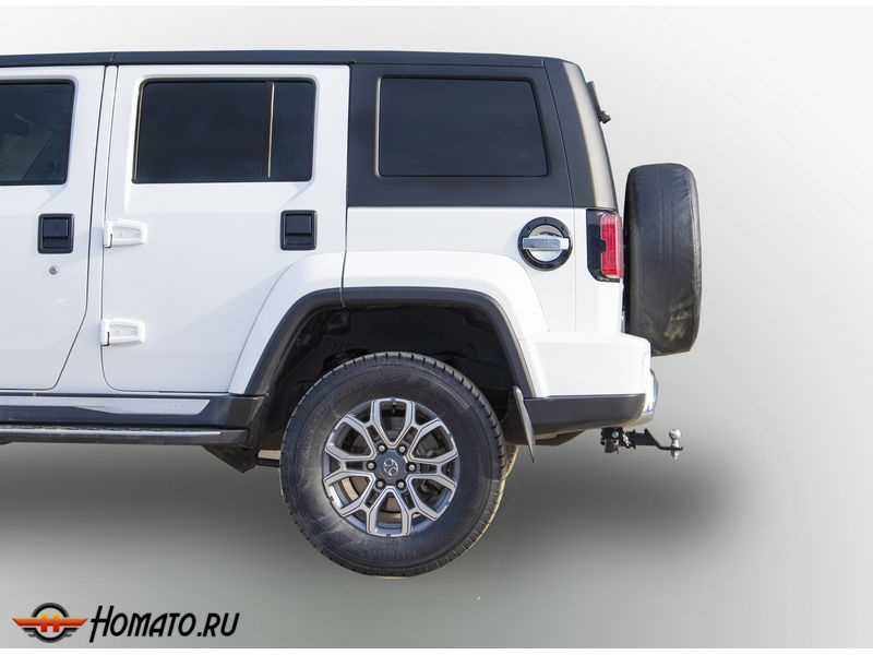 Фаркоп BAIC BJ40 (I Рестайлинг) 2019-2024 | шар E - под квадрат - быстросъемный | Лидер Плюс | B301-E