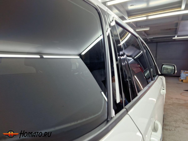 Накладки на стойки дверей для Kia Mohave 2020+ | 8 штук, декор