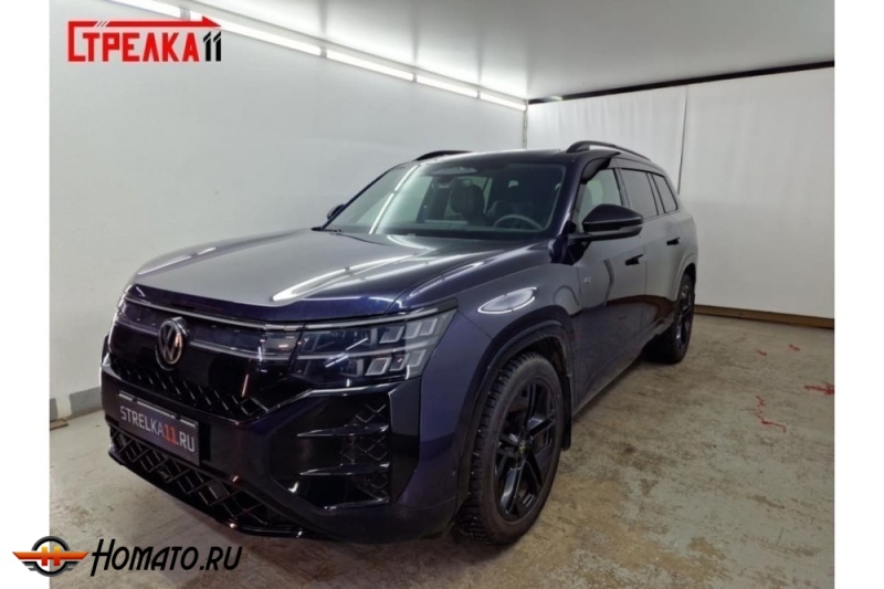 Дефлекторы Volkswagen Teramont PRO 2025+ | из 6 частей, премиум, плоские, 2D