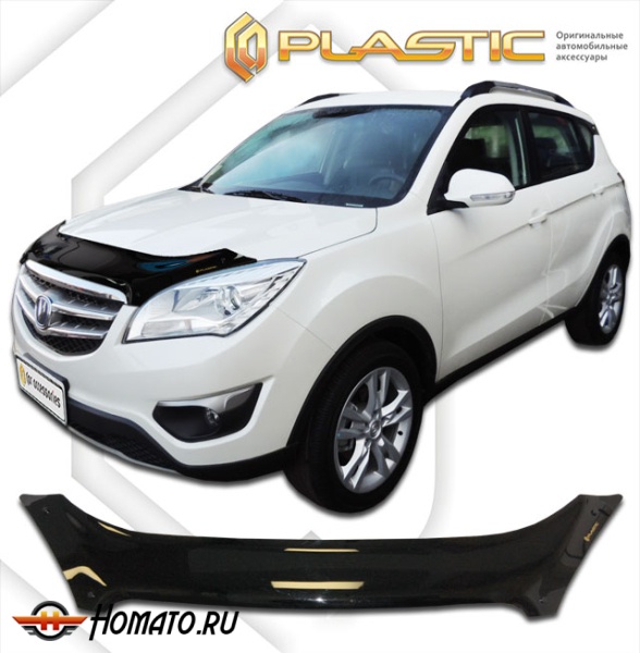 Дефлектор капота Changan CS35 2013- | черный