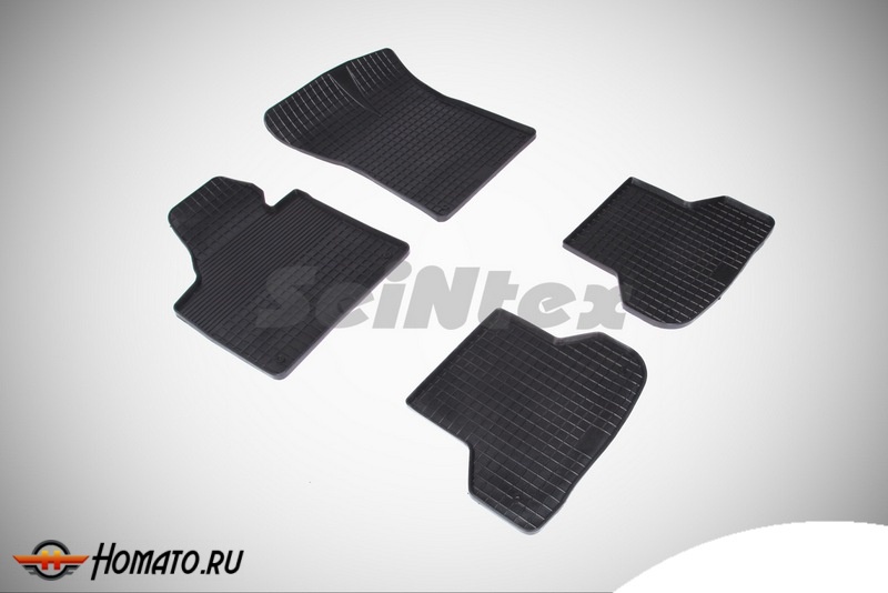 Коврики для Audi А3 II (8P) 2003-2012 | СЕТКА, резиновые, с бортами, Seintex