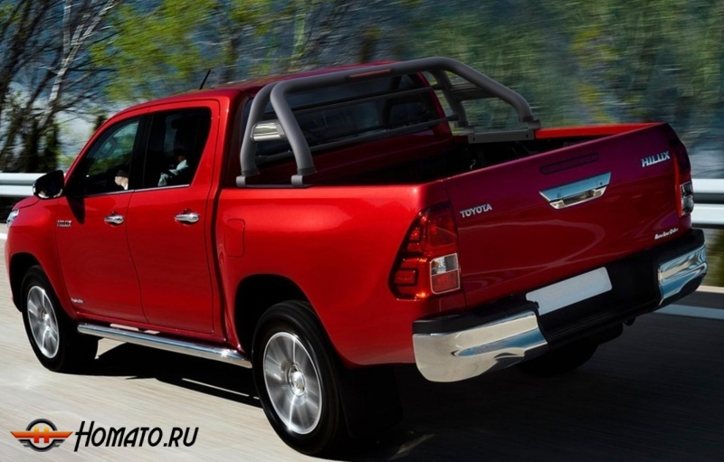 Дуга кузова Toyota Hilux 8 2015+/2020+ | M3, черная, для 3 секционной крышки или с роллетой, стоп-сигнал