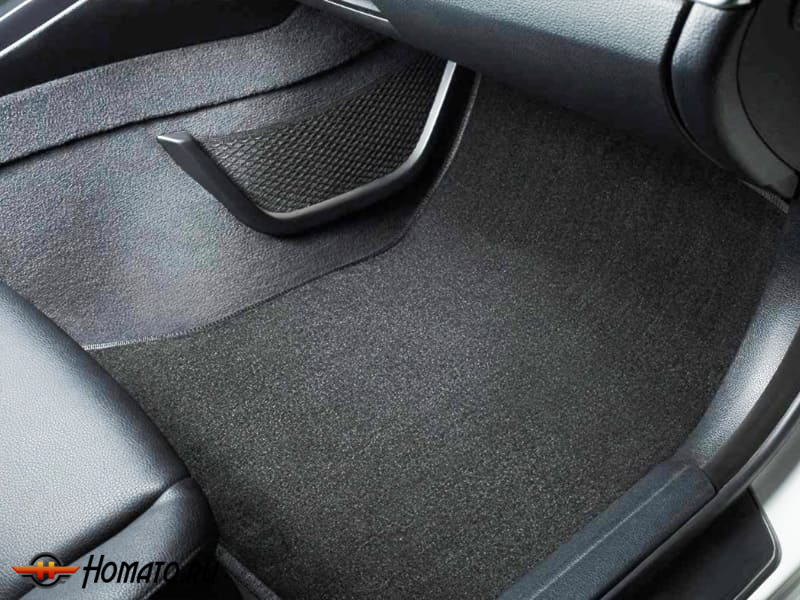 Коврики Toyota RAV4 6 (XA60) 2026+ | Люкс, ворсовые, черные, Seintex