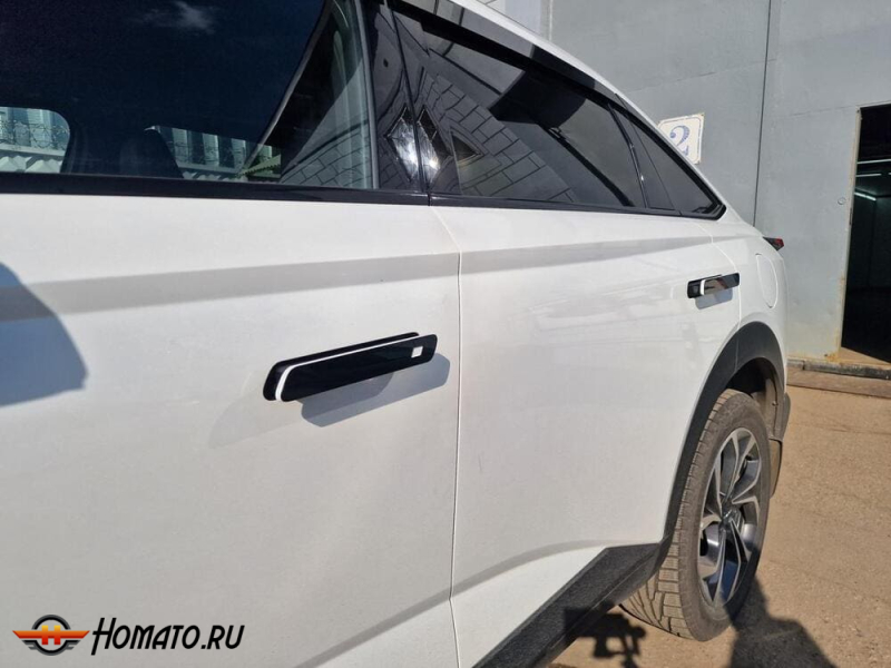 Накладки на ручки дверей для Haval F7x 2 2024+ | 4 штуки, декор