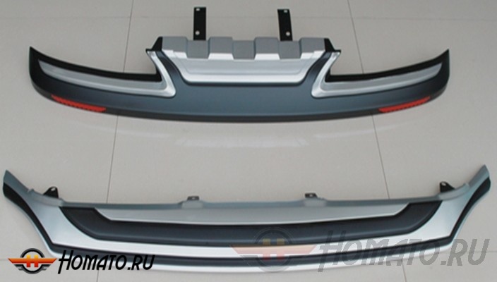 Комплект накладок переднего и заднего бамперов для LEXUS NX200 2014+