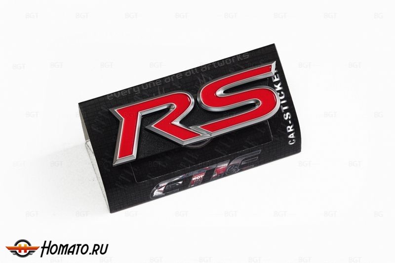 Шильд "RS" Для Honda «80mm*24mm»
