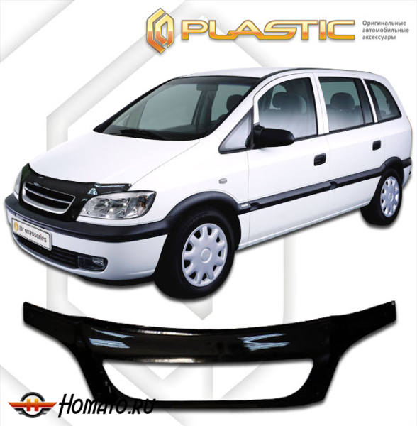 Дефлектор капота Opel Zafira A 2001-2004 | exclusive, черный