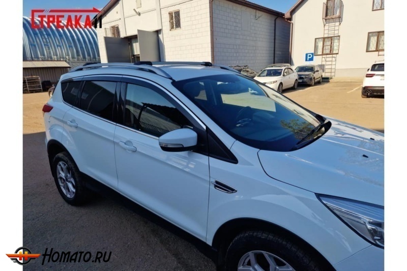 Дефлекторы Ford Kuga 2 2013-2019 | премиум, плоские, 2D