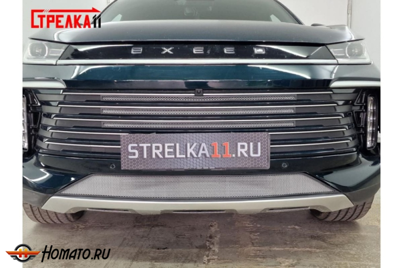 Защита радиатора для Exeed TXL 2024+ рестайл | Стандарт