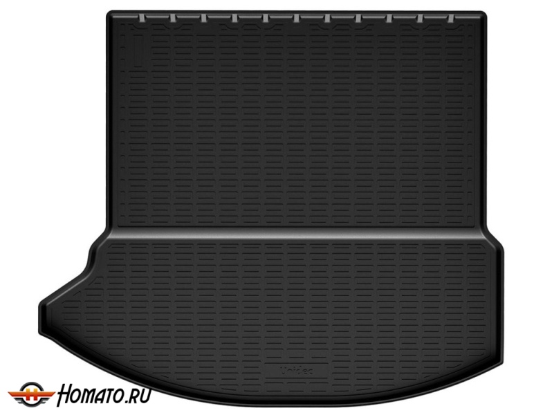 Коврик в багажник Mazda CX-80 (сложенный 3 ряд) | черный, Norplast