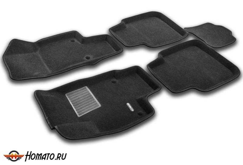 3D коврики для Volkswagen Tiguan L Pro 2024+ (Китай) | BUSINESS: 4 слоя