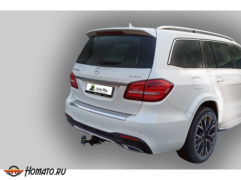 Фаркоп MERСEDES GLS (166) 2015- | шар E - под квадрат - быстросъемный | Лидер Плюс | M205-E