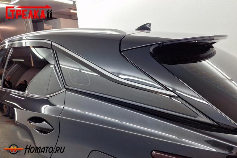 Дефлекторы Lexus RX 4 2015-2022 | премиум, плоские, 2D