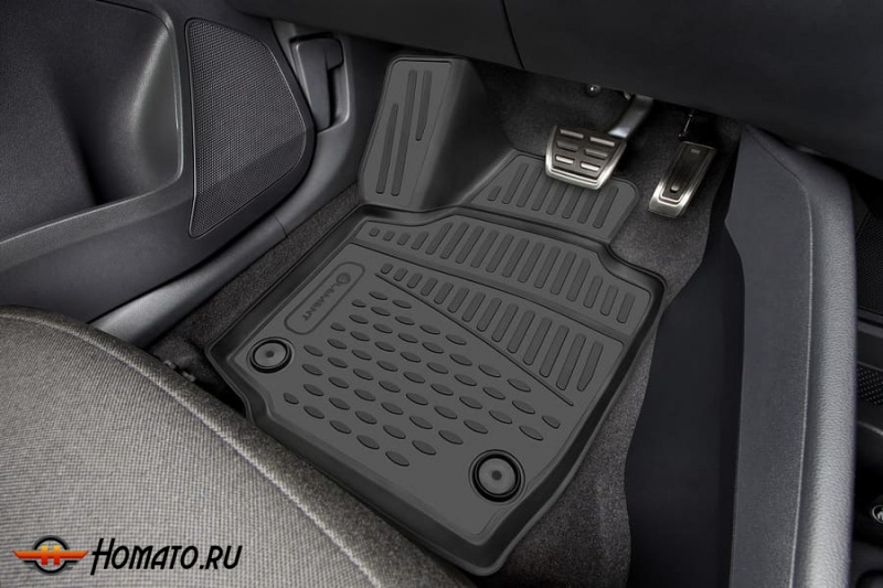 Коврики 3D в салон KIA Sorento Prime (III,IIIr) 2014-2020 5/7 мест (полиуретан / Киа Соренто