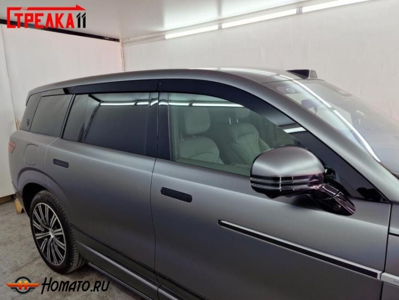 Дефлекторы Denza N9 2025+ | из 6 частей, премиум, плоские, 2D
