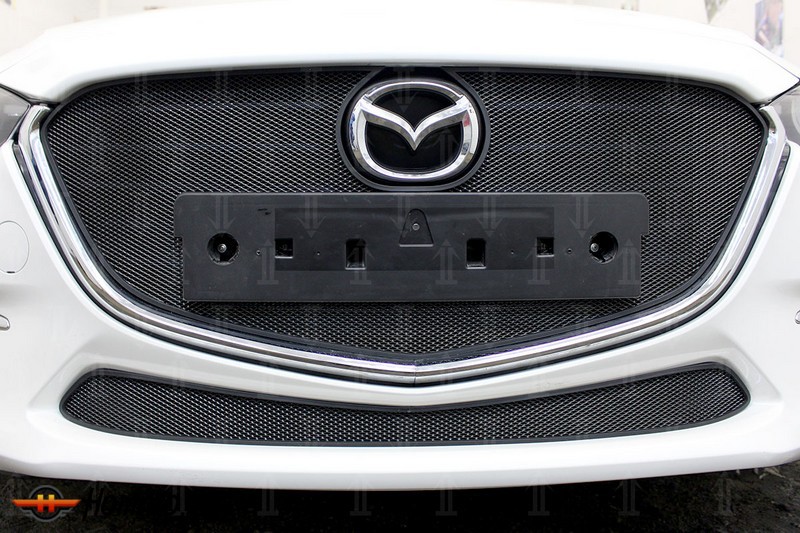 Защита радиатора для Mazda 3 BM (2016+) рестайл | Стандарт