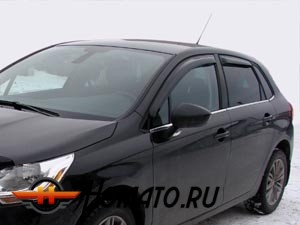 Дефлекторы Citroen C4 хэтчбек 2011- | SIM