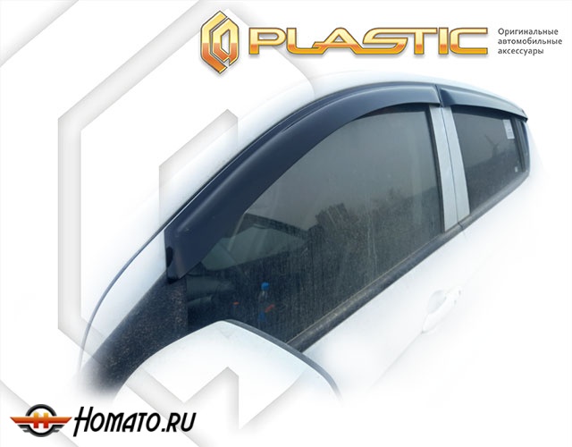 Дефлекторы ветровики Chevrolet Spark 3 2009-2022 (M300)